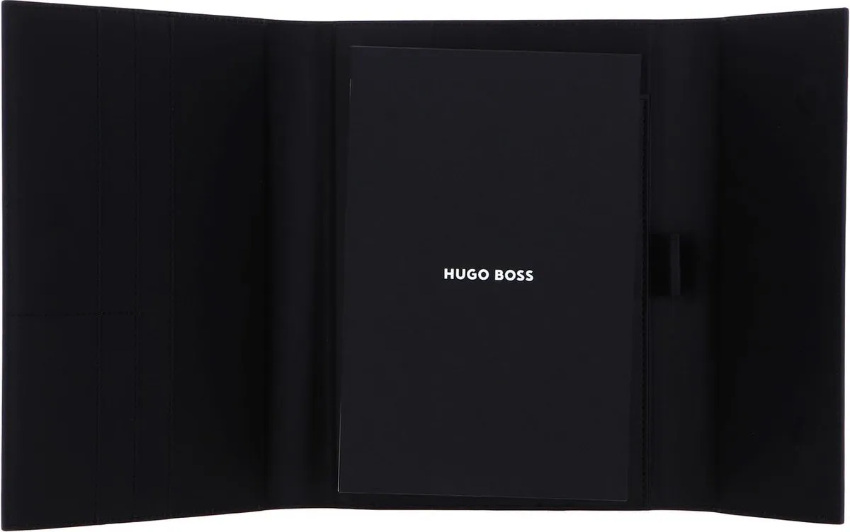 Hugo Boss A5 Schrijfmap Cloud Matte - Zwart