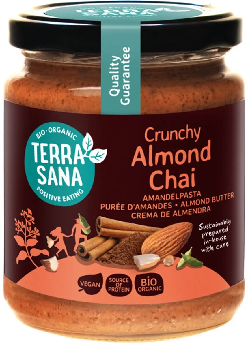 Terrasana Amandelpasta Crunchy Chai Bio 250g