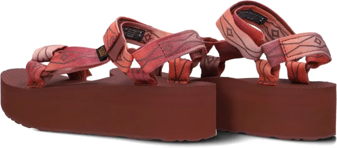 Teva Flatform Univeral Sunscape Sandalen - Rood - Maat 42 - afbeelding 5 van 6