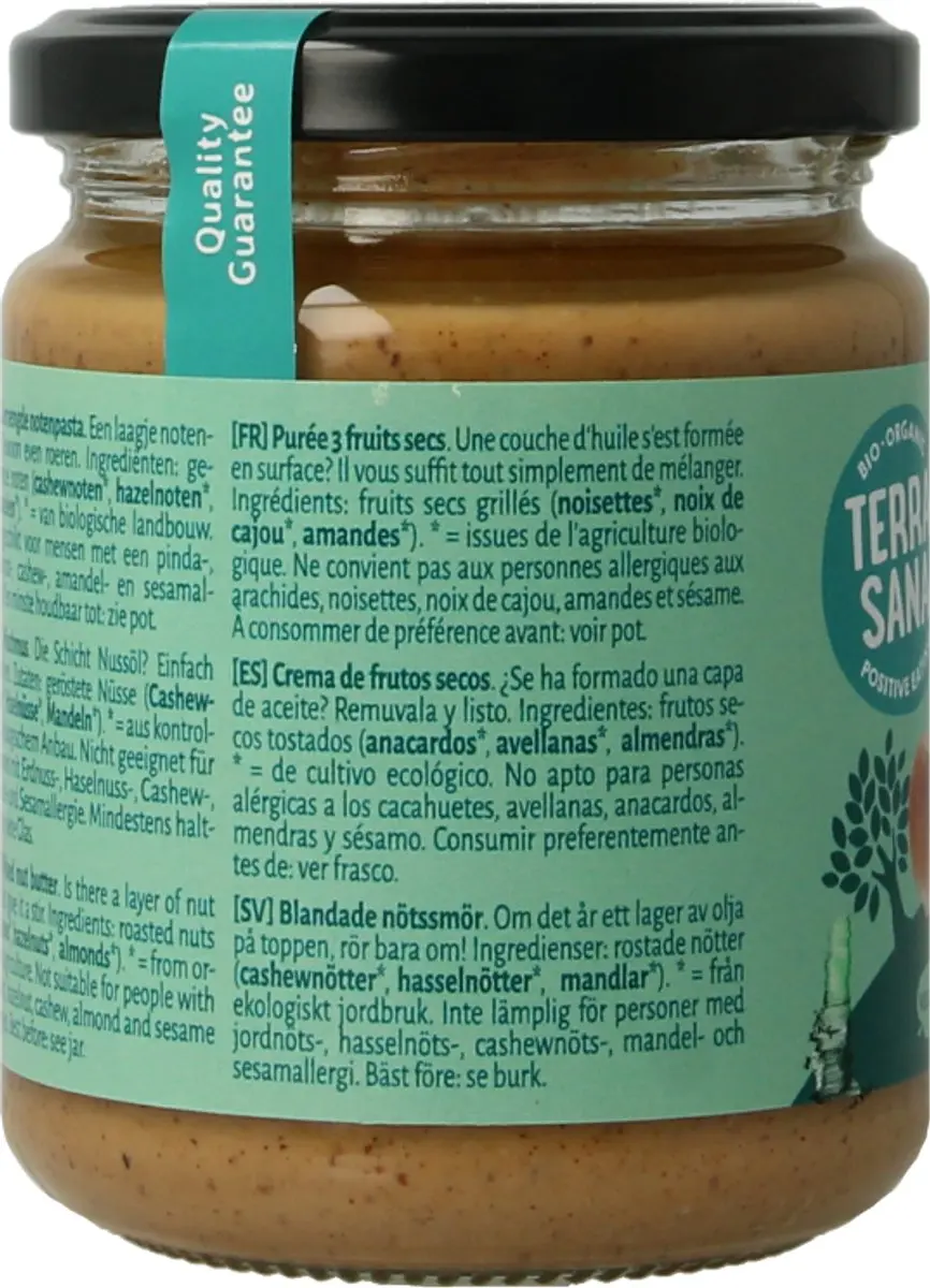 Terrasana Bio 3-Mix Notenpasta 250g