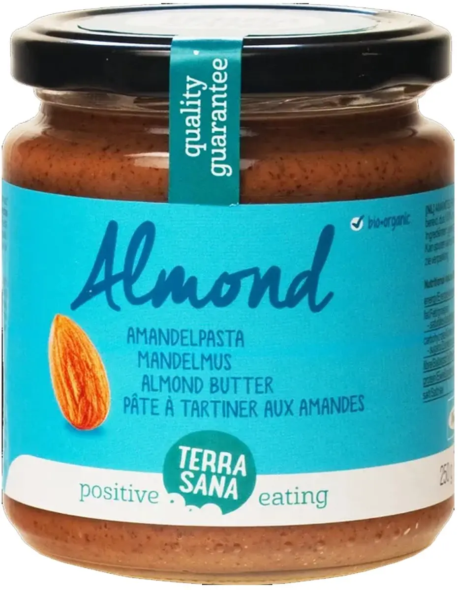 Terrasana Amandelpasta Zoutloos 250g