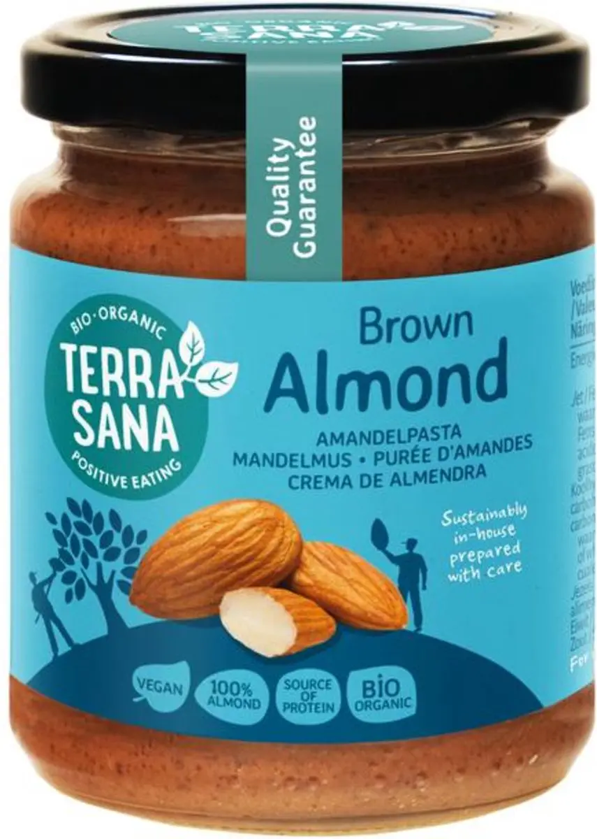 Terrasana Amandelpasta Zoutloos 250g