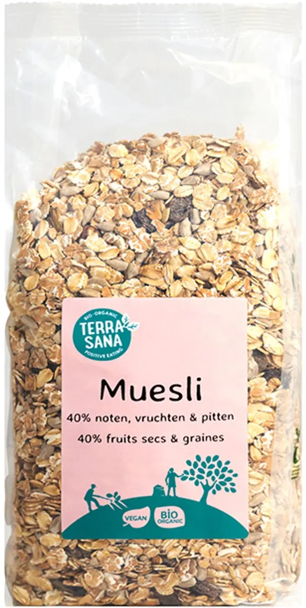 Terrasana Bio Muesli Noten & Zuidvruchten 750g