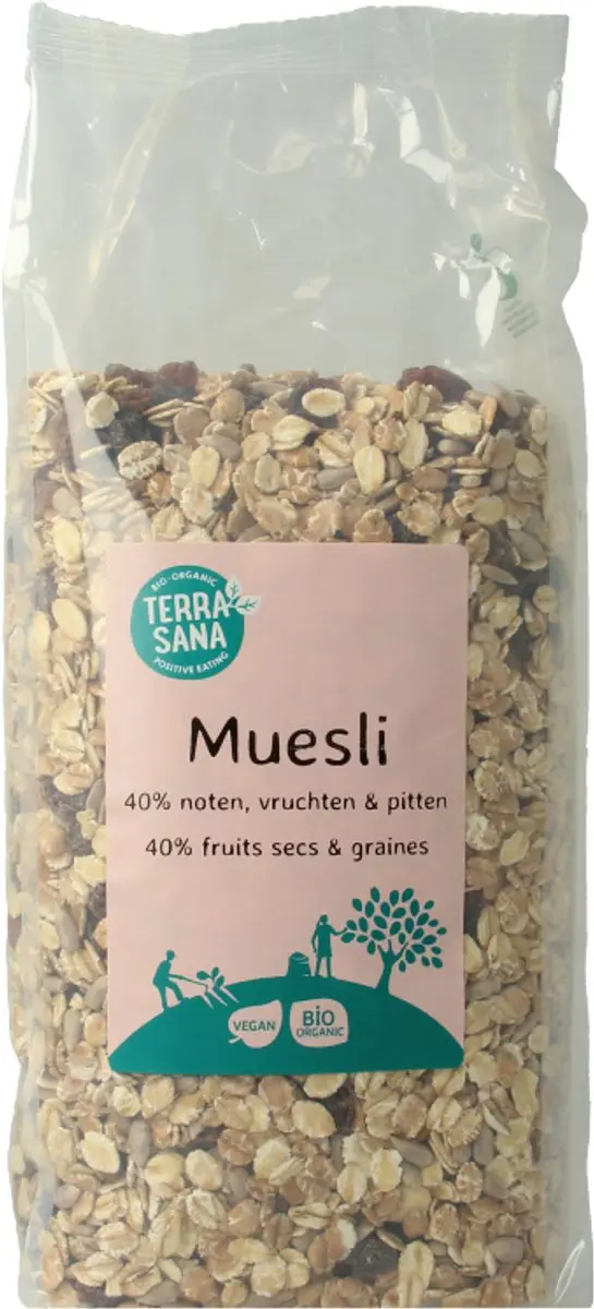 Terrasana Bio Muesli Noten & Zuidvruchten 750g