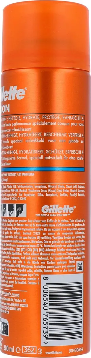Gillette Fusion 5 ProGlide Scheergel 200ml - Met Cacaoboter