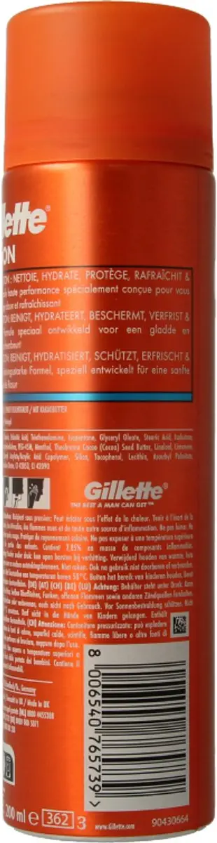 Gillette Fusion 5 ProGlide Scheergel 200ml - Met Cacaoboter