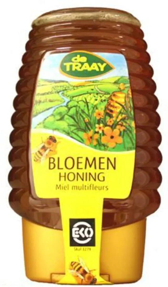 De Traay Bloemenhoning Knijpfles 365g