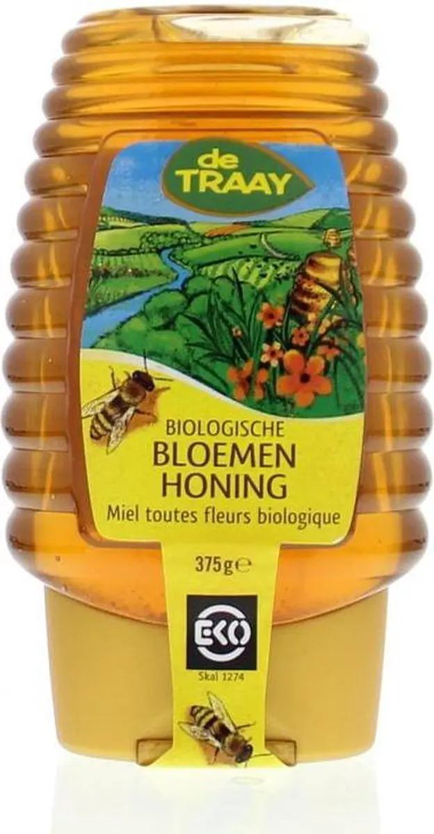 De Traay Bloemenhoning Knijpfles 365g - afbeelding 5 van 6