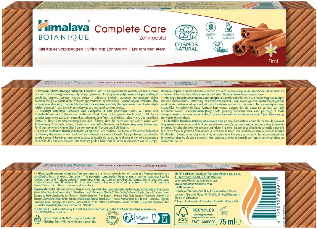 Himalaya Herbals Kaneel Tandpasta 75ml