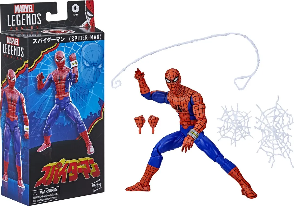 Spider-Man Marvel Legends Japanse Speelfiguur F34595L0 - Multikleur