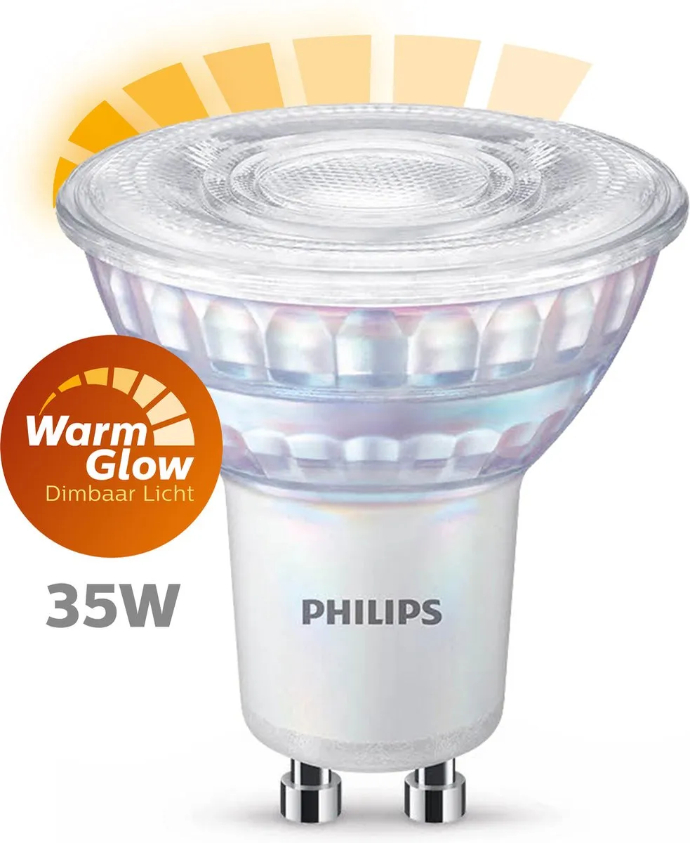 Philips LED Spot GU10 35W Warmwit - Dimbaar