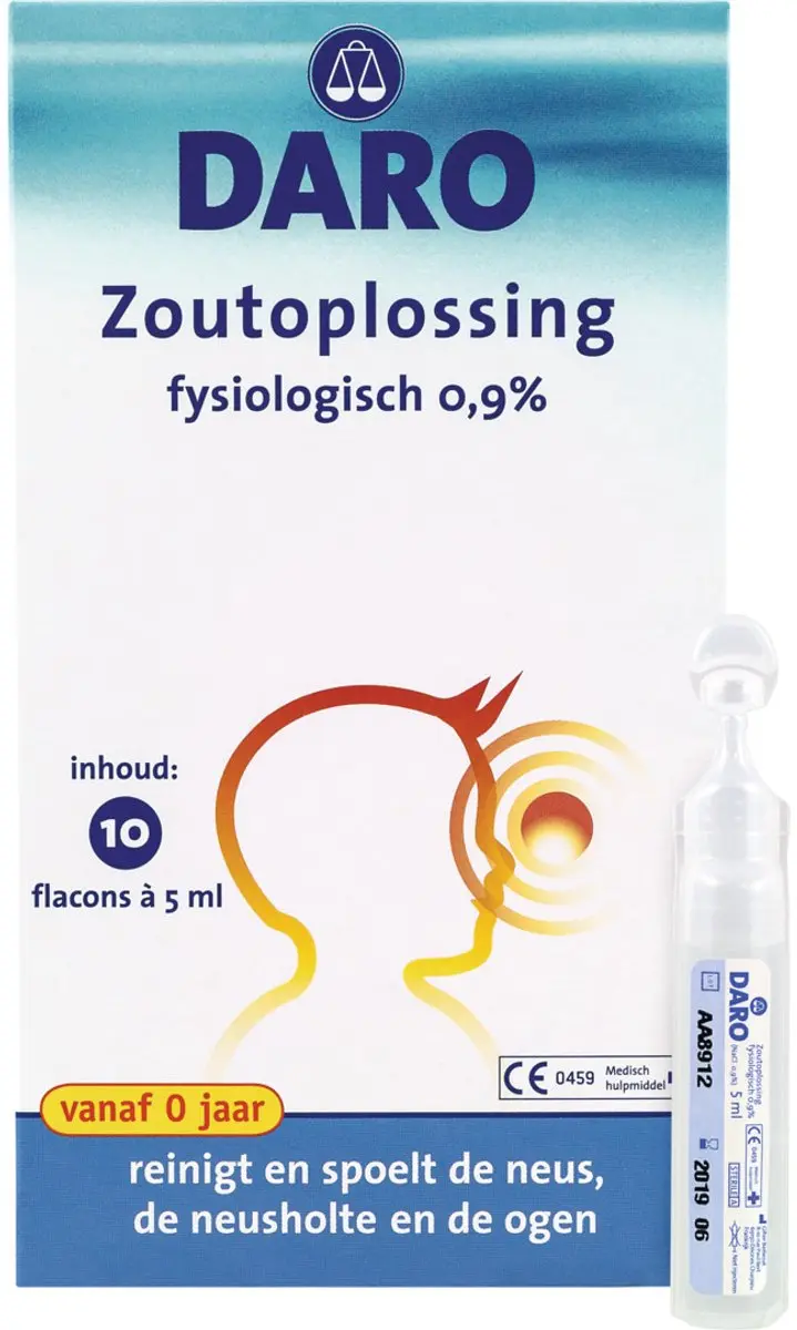 Daro Fysiologische Zoutoplossing Neusspray - 10x5ml