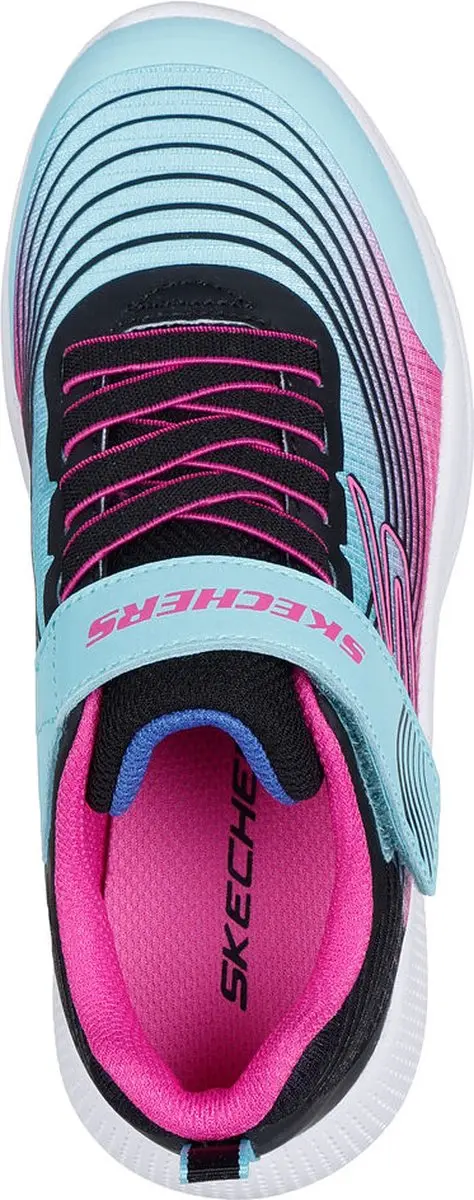 Skechers Microspec Advance Meisjes Sneakers - 32 - Multicolor - afbeelding 5 van 6
