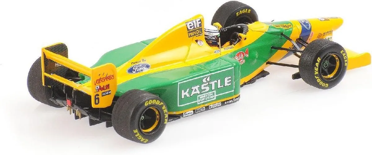 Formule 1 Benetton Ford B193B #6 British GP 1993 - 1:43 Minichamps Multicolor