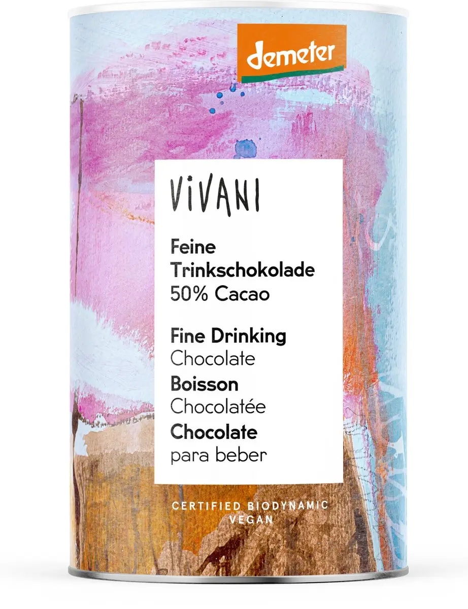 Vivani Bio Hot Chocolate Drink 50% Cacao 300g