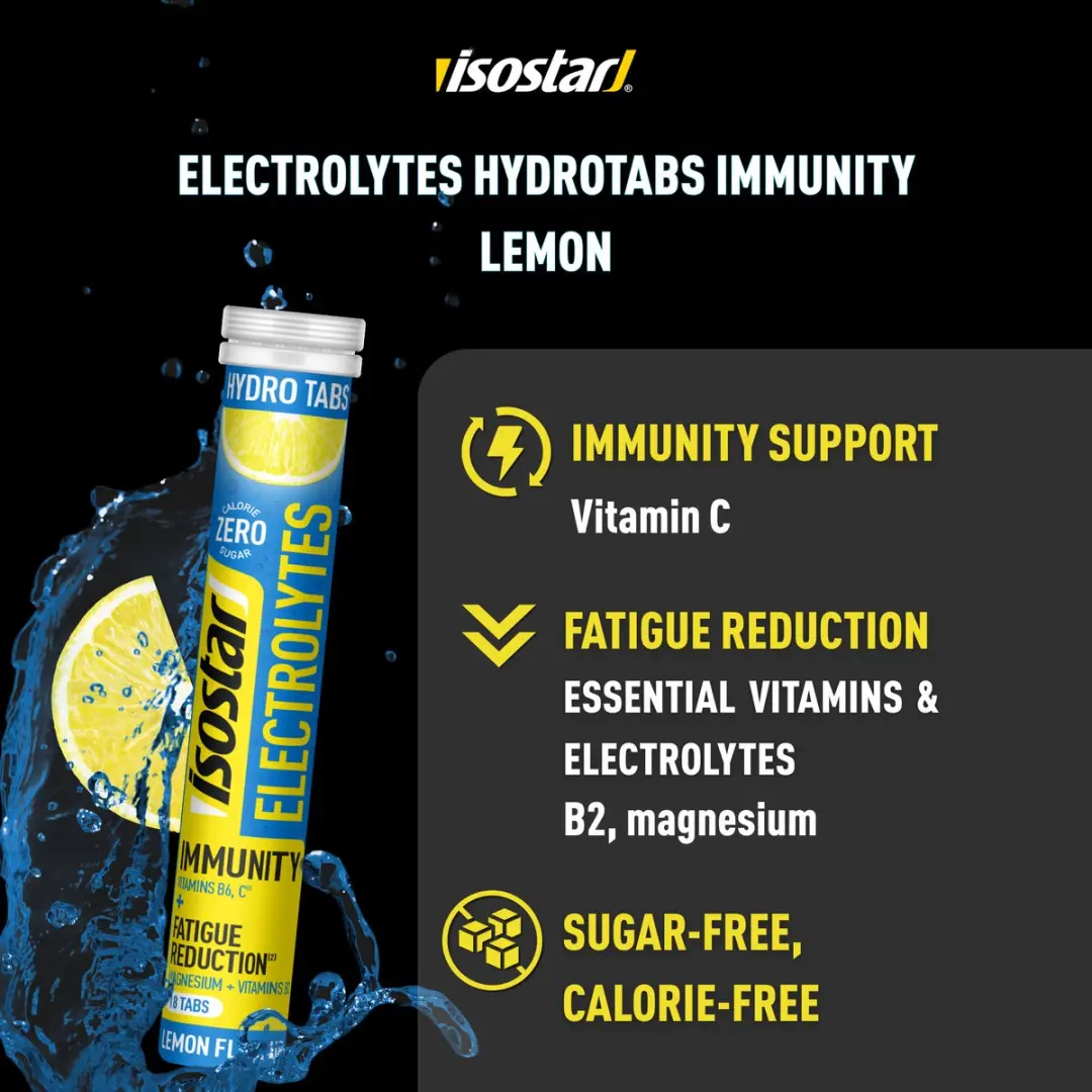 Isostar Electrolytes Hydro Tabs Lemon - 18 Stuks