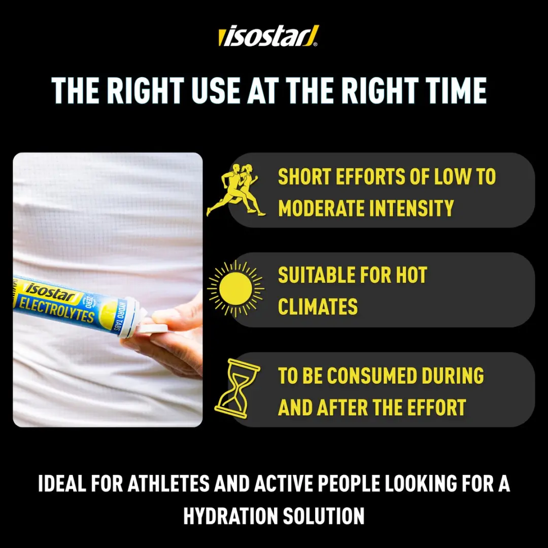 Isostar Electrolytes Hydro Tabs Lemon - 18 Stuks