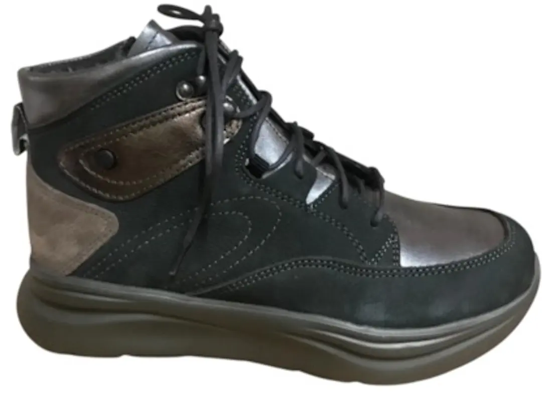 Wolky Apex 0099190-203 Dames Veterboots - Grijs - Maat 39 - afbeelding 5 van 5