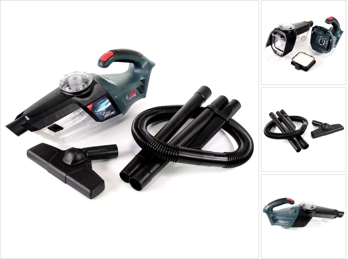 Bosch Professional GAS 18V-1 Accu-handstofzuiger - Blauw