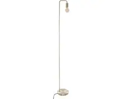Metalen Vloerlamp staande lamp goud -
