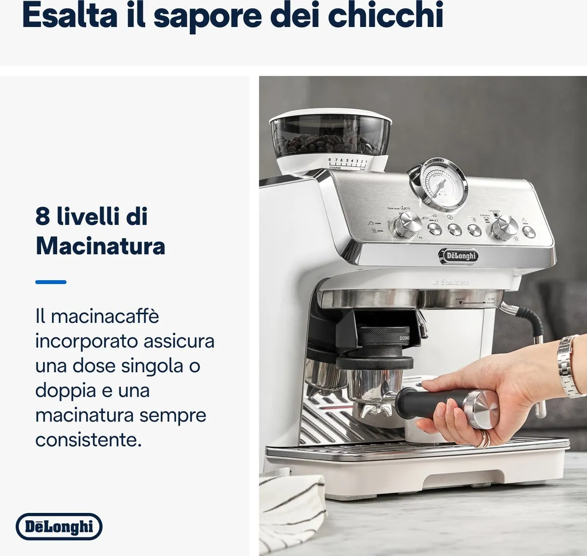 De'Longhi Dedica Arte EC9155.W Espressomachine - 1,7L - Wit