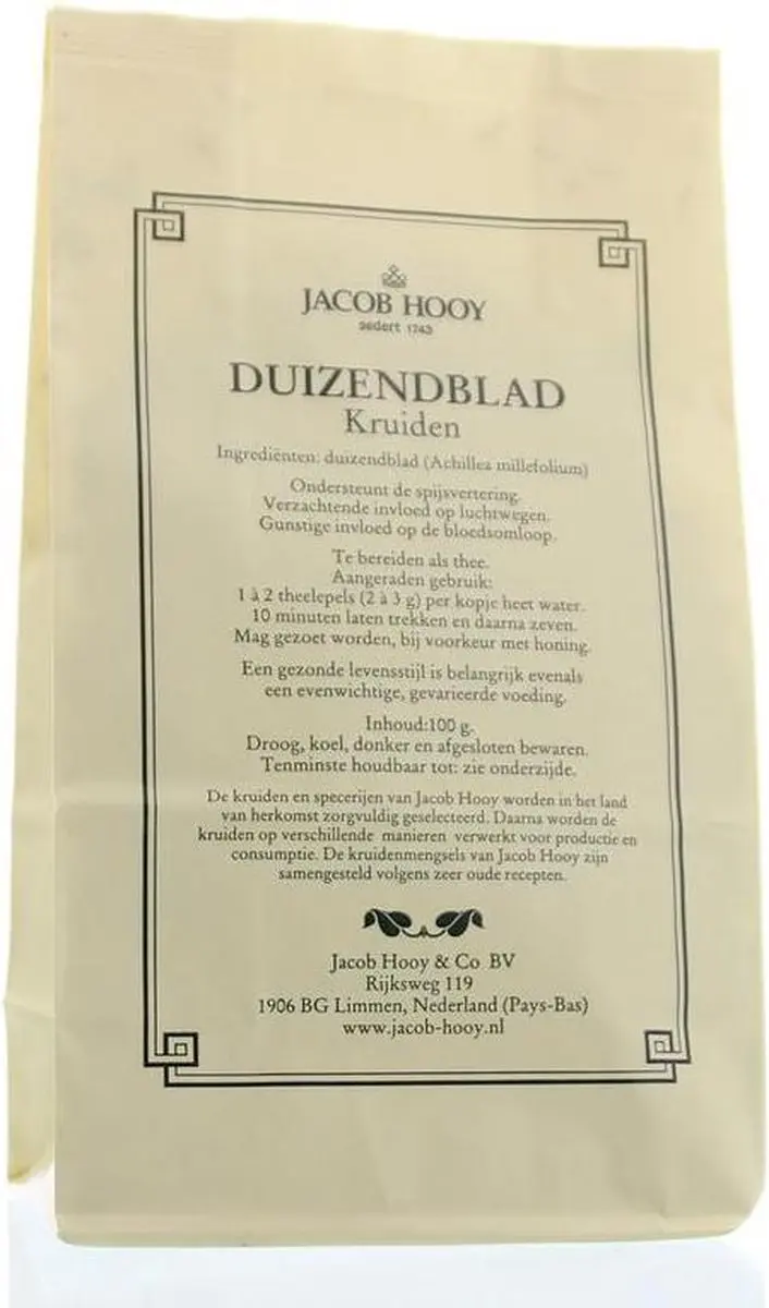 Jacob Hooy Duizendblad 100g