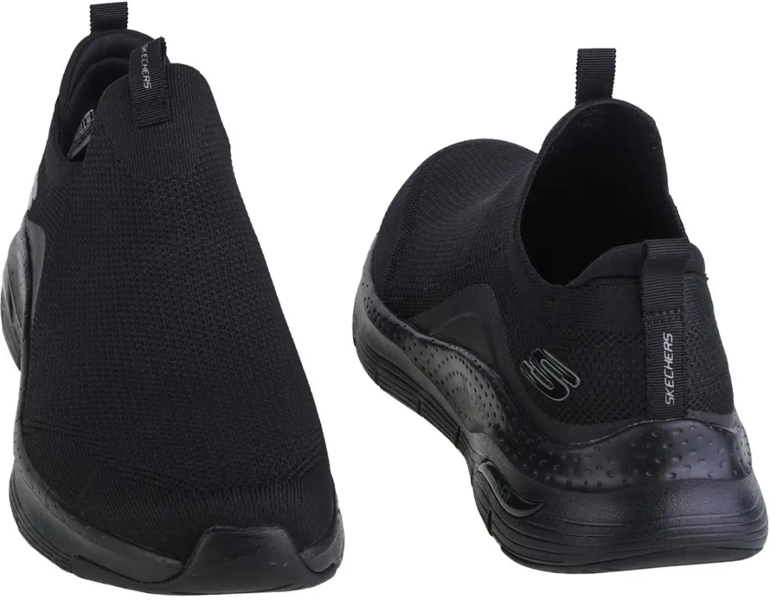 Skechers Arch Fit Ascension Sneakers 232404-BBK - Zwart - afbeelding 5 van 5
