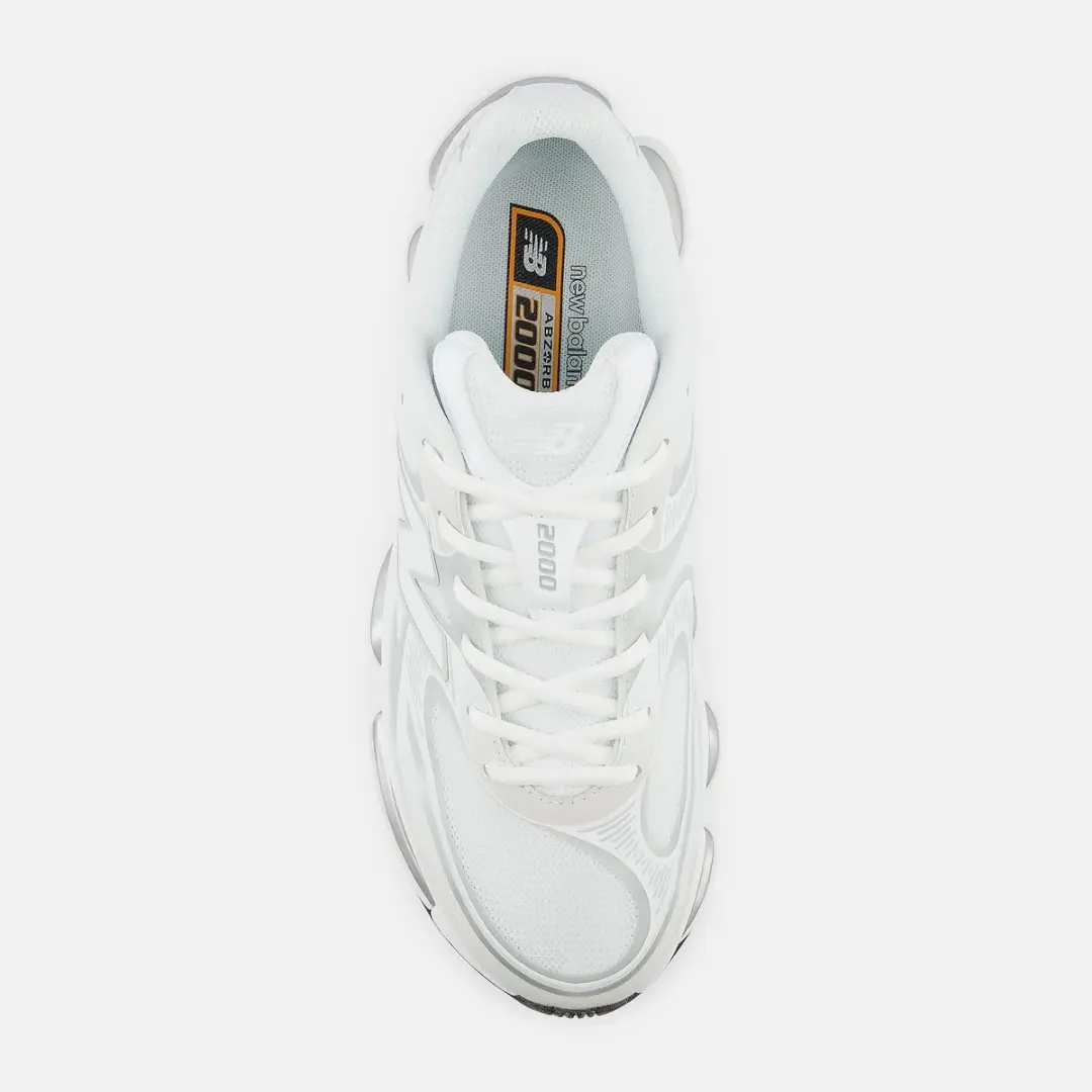 New Balance 2000 Unisex - Wit Zilver Metallic - Maat 46.5 - afbeelding 5 van 5