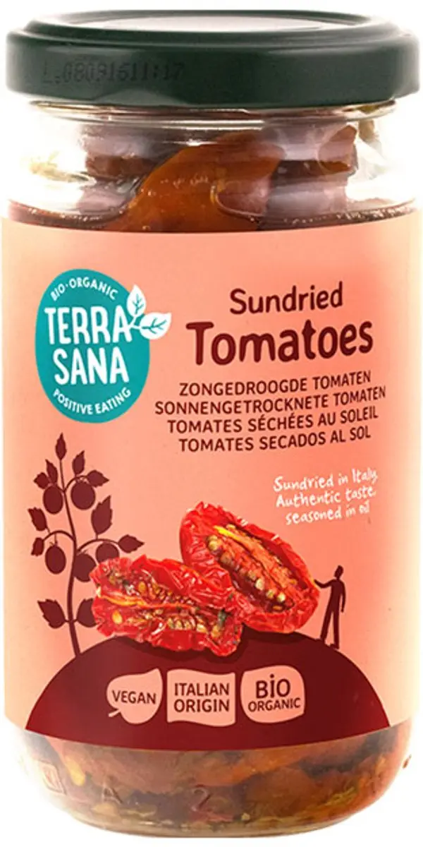 Terrasana Zongedroogde Tomaten In Olijfolie 180g
