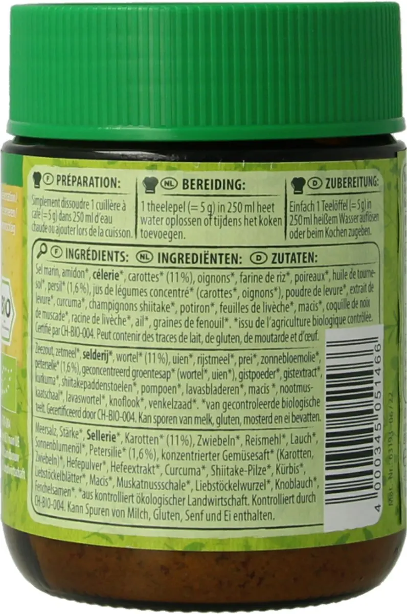 Natur Compagnie Groentebouillonpoeder - afbeelding 3 van 5