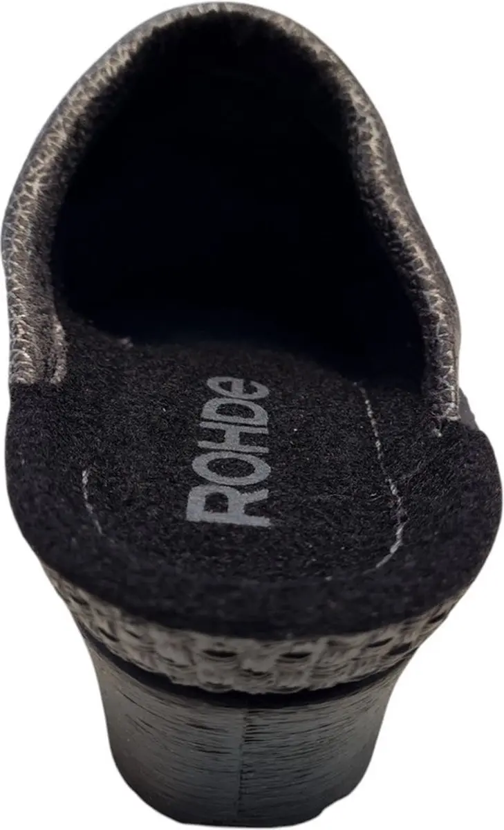 Rohde Dames Pantoffel 2459-90 - Zwart