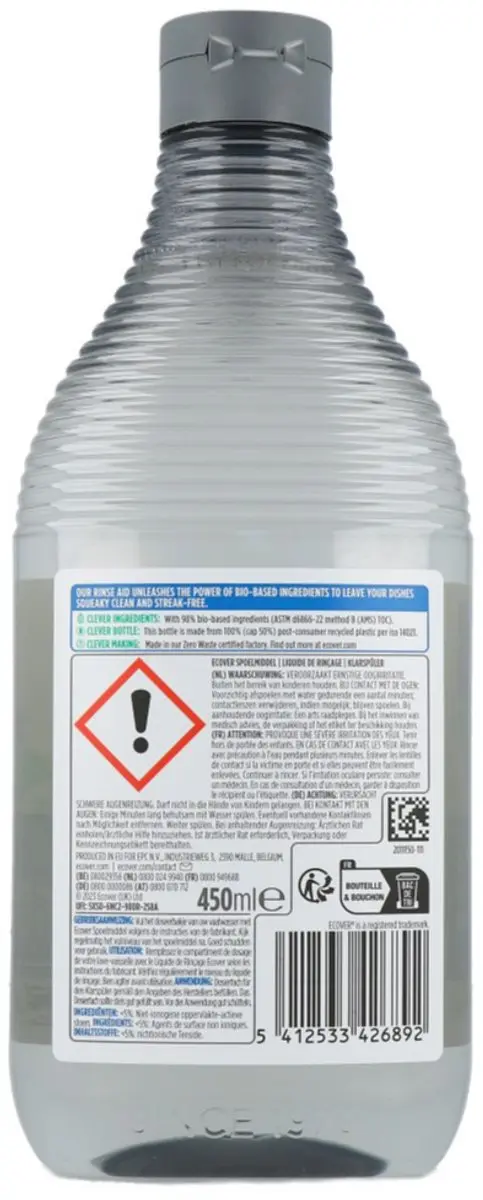 Ecover Spoelmiddel 450ml - afbeelding 2 van 4