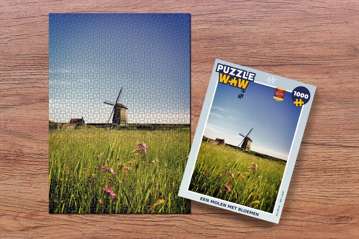 PuzzleWow Legpuzzel 1000 Stuks - Multicolor