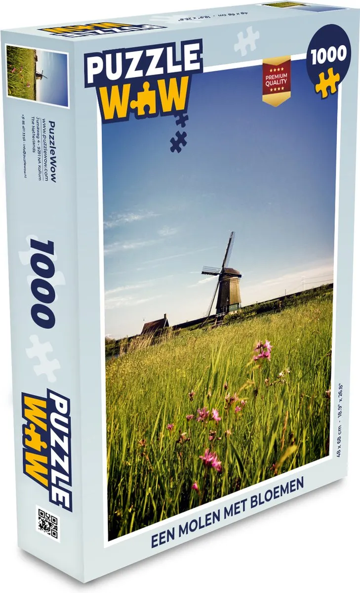 PuzzleWow Legpuzzel 1000 Stuks - Multicolor
