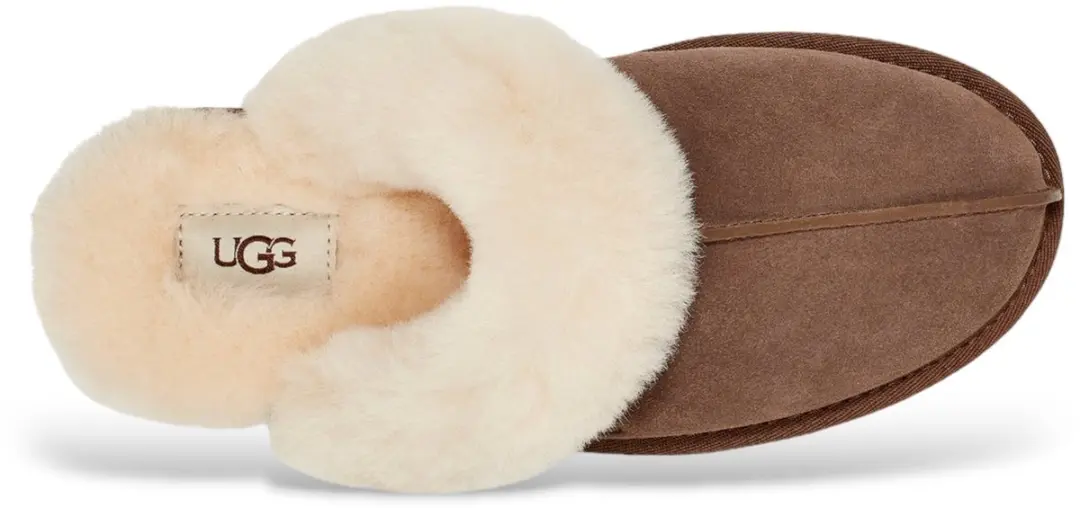 UGG W Scuffette II Dames Sloffen - Donkerbruin 37 - afbeelding 2 van 6