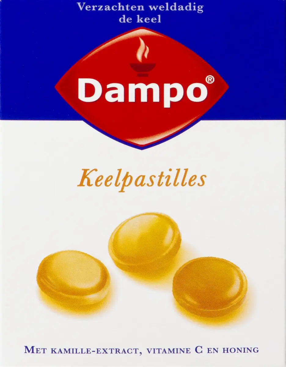 Dampo Keelpastilles Honing 24 Stuks