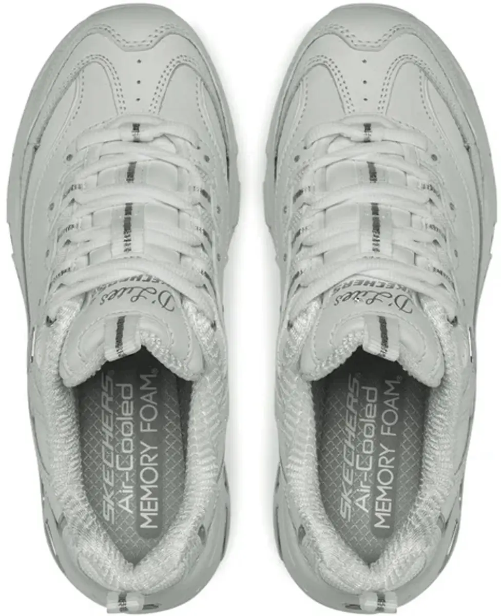 Skechers D’Lites Fresh Start 11931-WSL Sneakers - Wit - 37,5 - afbeelding 3 van 6