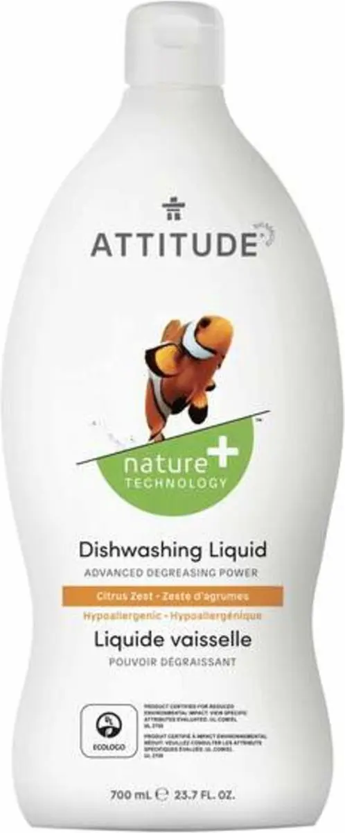 Attitude Afwasmiddel Zest 0.70L