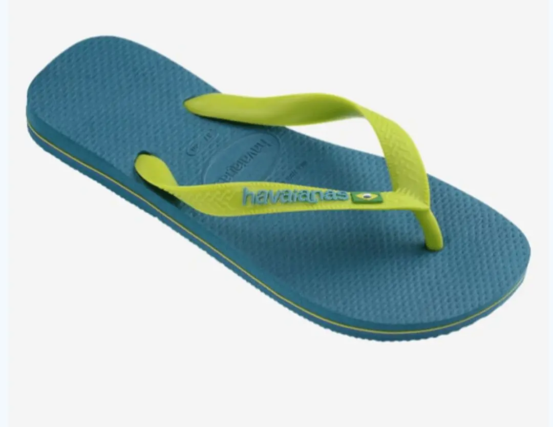 Havaianas Uni Brasil Logo Slides - Groen 39/40