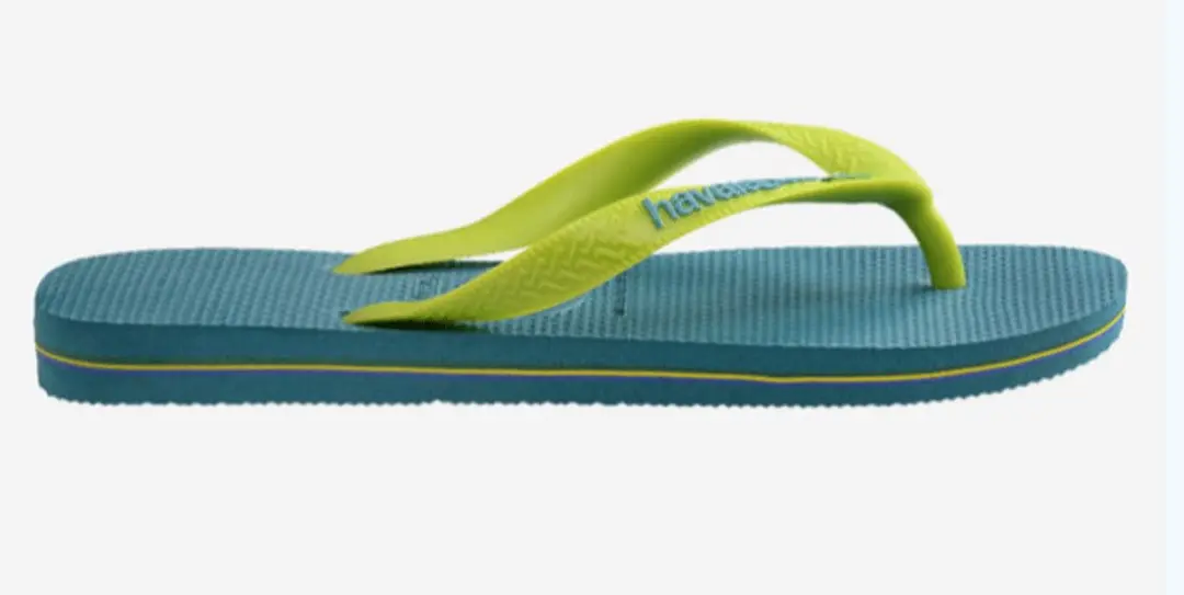 Havaianas Uni Brasil Logo Slides - Groen 39/40