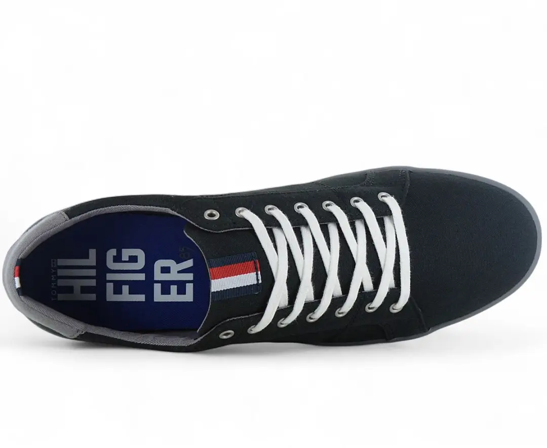 Tommy Hilfiger Harlow FM0FM00596-990 Sneakers - 41 - Zwart/Grijs/Wit - afbeelding 6 van 6