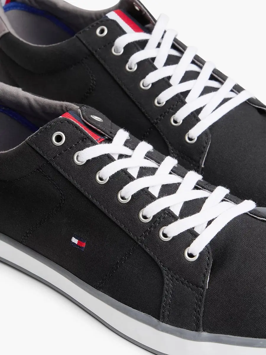 Tommy Hilfiger Harlow FM0FM00596-990 Sneakers - 41 - Zwart/Grijs/Wit - afbeelding 3 van 6