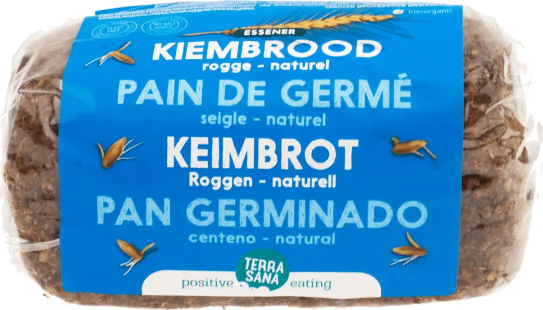 Terrasana Gekiemd Roggebrood 400g