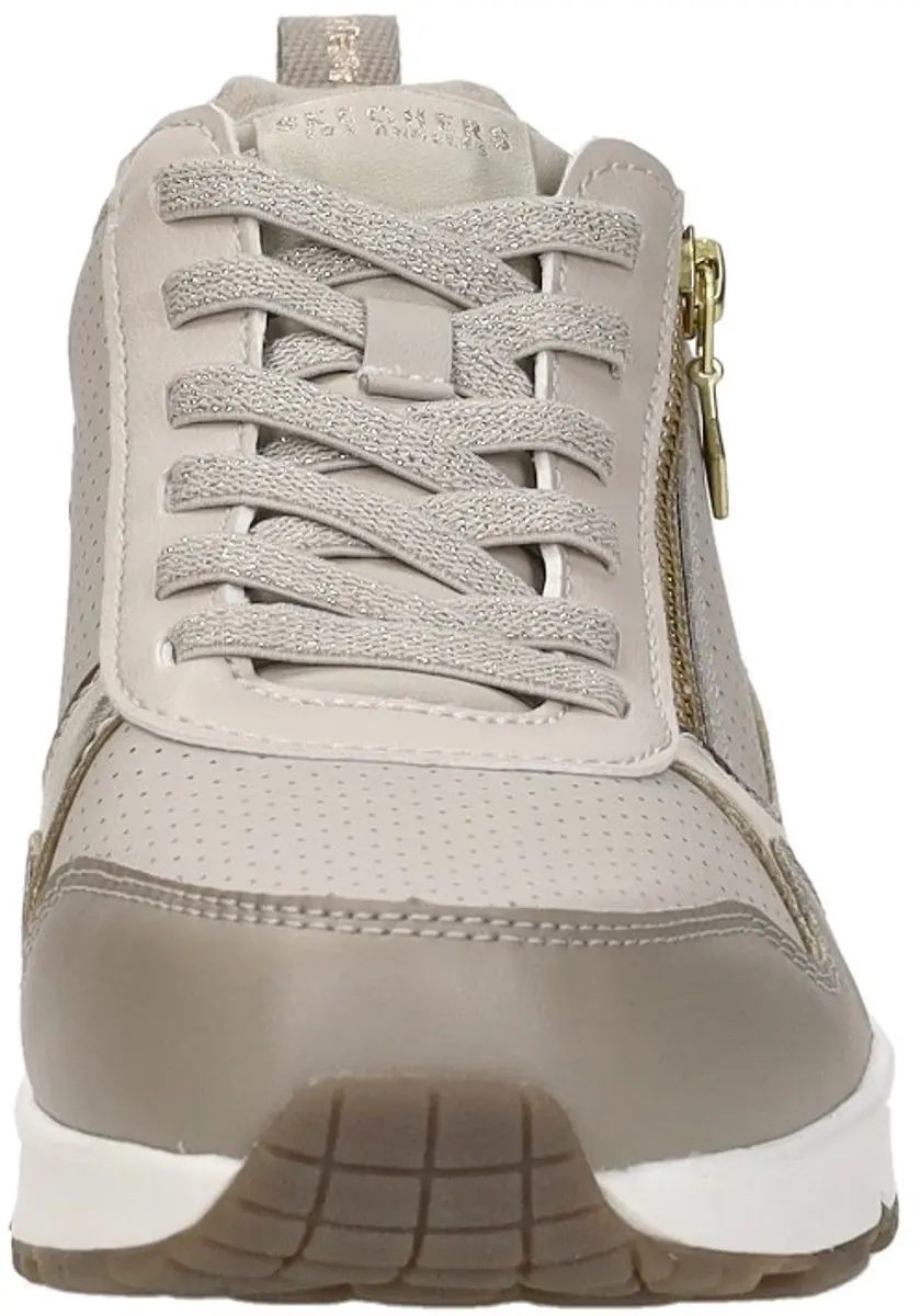 Skechers UNO Metallic Sliders Dames - Taupe - 36 - afbeelding 3 van 6