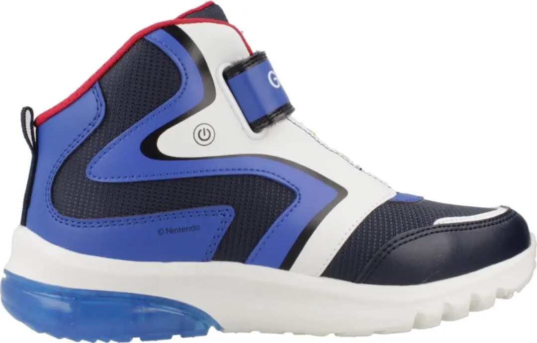 Geox Mid-top Ciberdron Schoenen Blauw EU 36 Jongen
