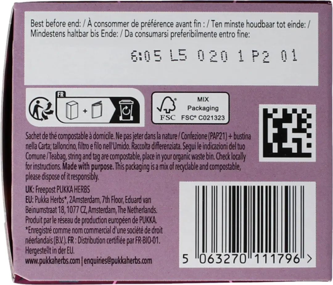Pukka Night Time Berry Bio 20 Zakjes
