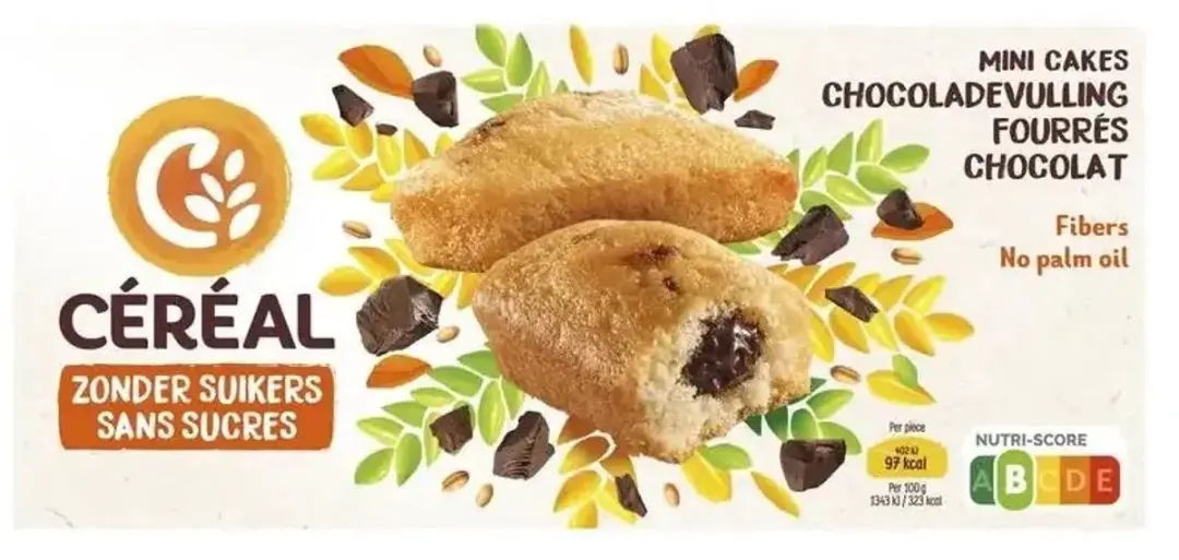 Cereal Mini Cakes Chocoladevulling 150g - 5 Stuks - afbeelding 5 van 5