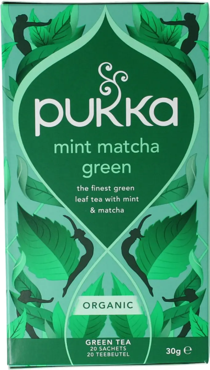 Pukka Mint Matcha Groene Thee Bio 20 Zakjes