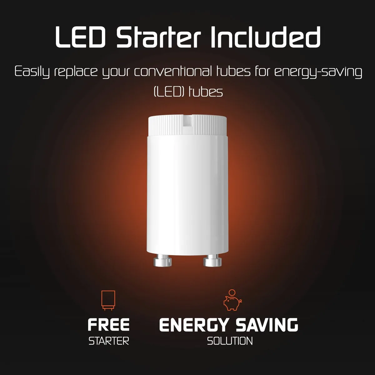 LEDVION LED TL Buis 60cm 9W 4000K - Helder