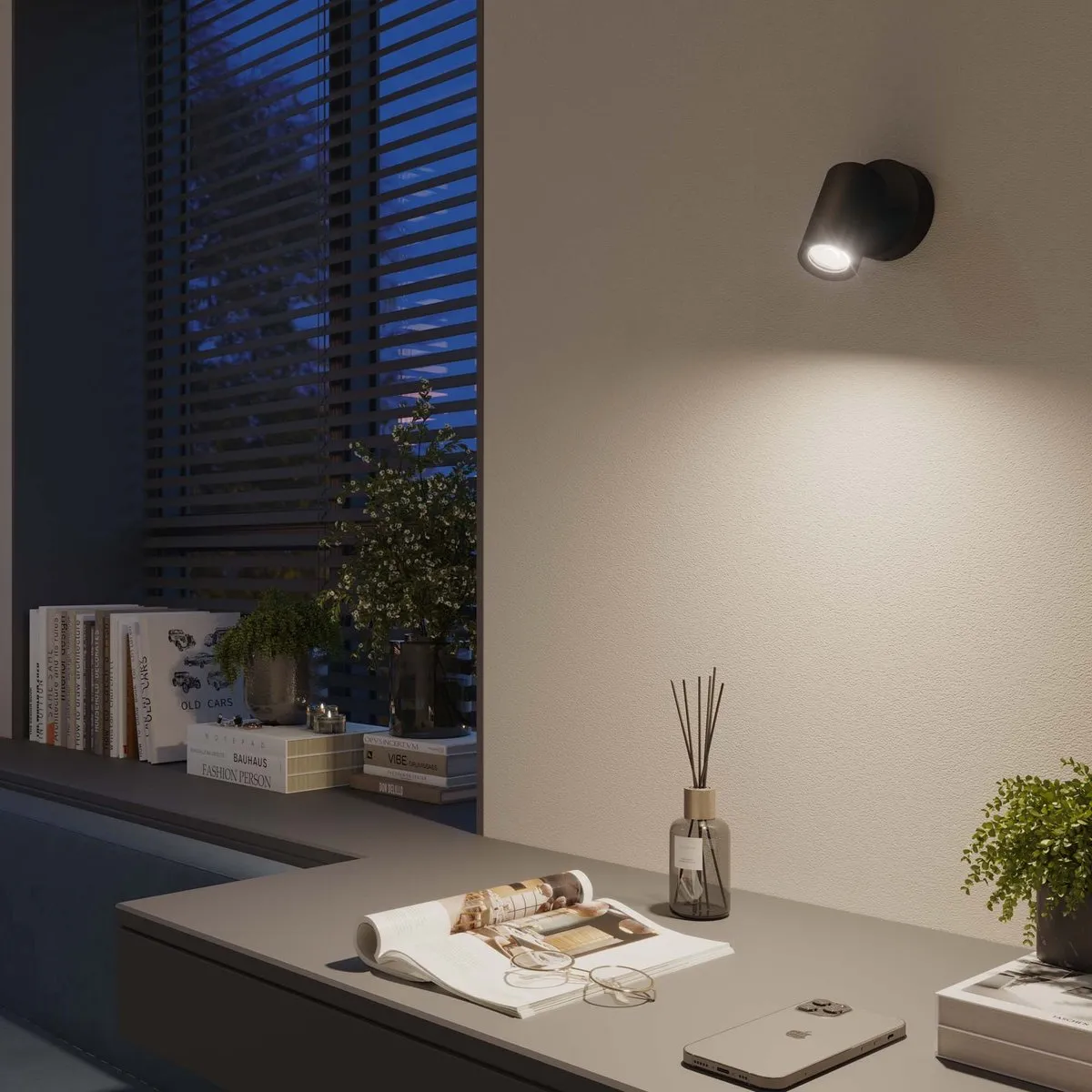 LEDVION LED Plafondspot 3W 4000K GU10 - Zwart